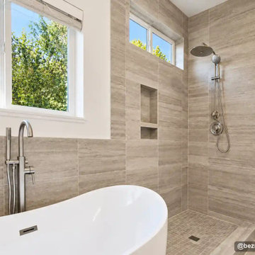 Bathroom Water-Damage Renovation in Renton | Bezruchuk Inc