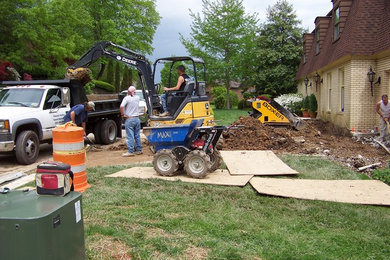 Foundation repair, waterproofing and reinstall driveway and sidewalk