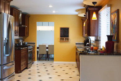 Example of a kitchen design in Detroit
