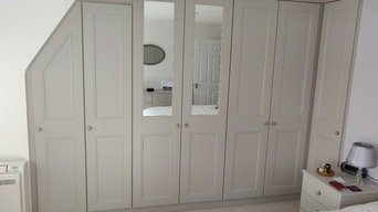 Emmsworth. Installation of extra deep wardrobes & free standing & fitted cabinet