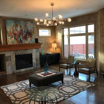 High-End Lowry Home: Living Room