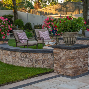 Unique Firepit and Patio
