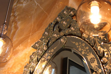 Example of a trendy bathroom design in Richmond