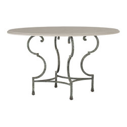 Scroll Dining Table (Base Only) - Table Tops And Bases