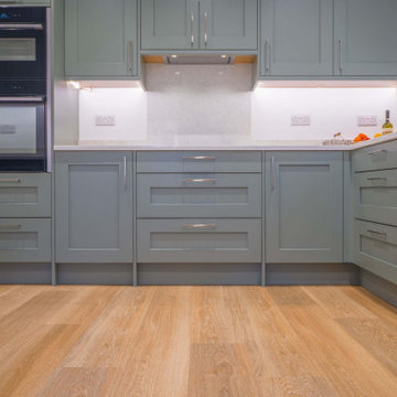 Green Shaker Kitchen in Mickleover