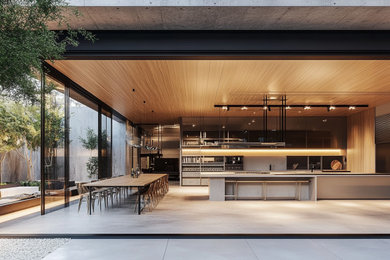 This is an example of a contemporary home design in Melbourne.