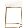 Parissa Counter Stool (Set of 2) - Brushed Gold, Livesmart Peyton-Pearl