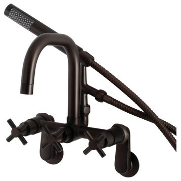 AE8455DX Wall Mount Clawfoot Tub Faucet, Oil Rubbed Bronze