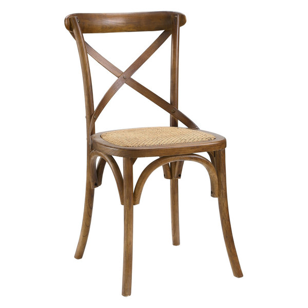 Wood Dining Side Chair, Walnut