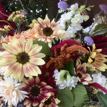 Slow Flowers September 2019 Inspiration: Sunflower & Rudbeckia Floral Designs