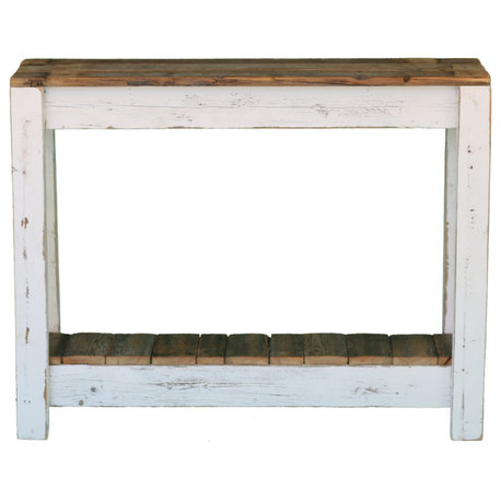 36" Combo Console, White
