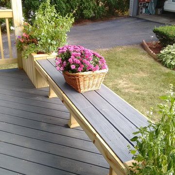 Timber Tech Deck with Pergola