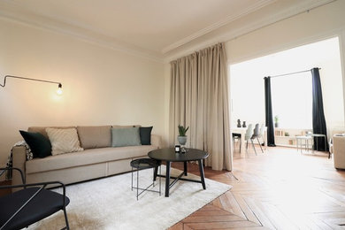 Exemple d'un salon tendance.