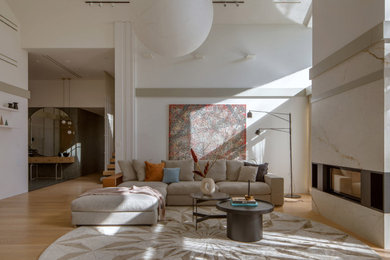 Photo of a contemporary living room in Other.