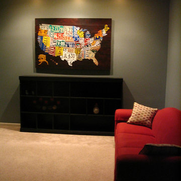 License Plate Map of the USA