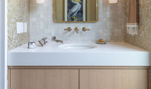 10 Bathrooms With Thick Vanity Countertops