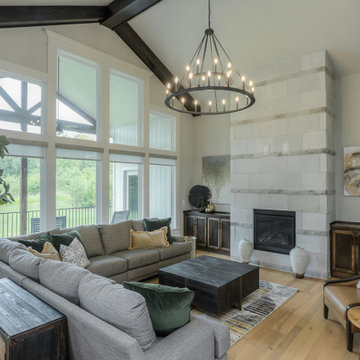 Stoneybrook Expanded Traditional Front Porch - Timber Rock Trails Model