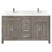 Antorio 48 Single Bathroom Vanity Set Lark Manor Base Finish: Premium Dark Oak, Hardware Finish: Oil Rubbed Bronze