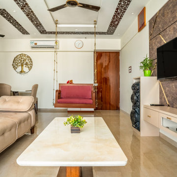 A 3BHK home in Mumbai with Vaastu compliant interiors