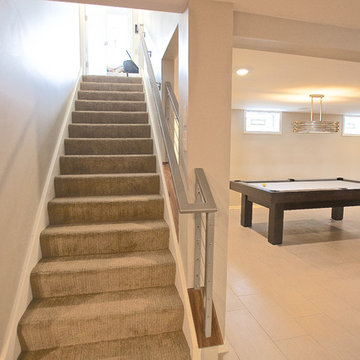 Project 3288-1 St. Anthony Minneapolis Mid-Century Modern Basement Remodel