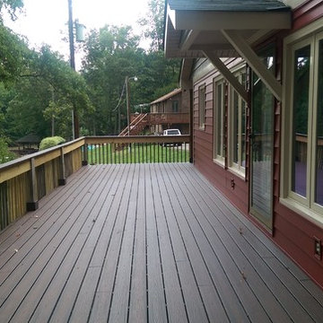Trex Composite Decking Rebuild - After