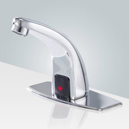 BathSelect Automatic Touchless Sensor Faucet, Chrome - Showerheads And Body Sprays