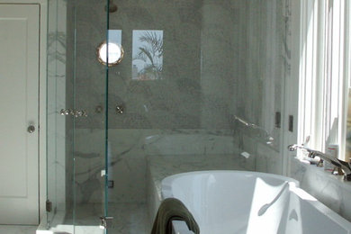 Inspiration for a craftsman bathroom remodel in Other