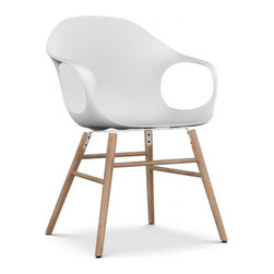 Elephant Wood Base Armchair - Dining Chairs