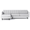 Beverly 2-Piece Sectional Sofa, Stone, Chaise on Left