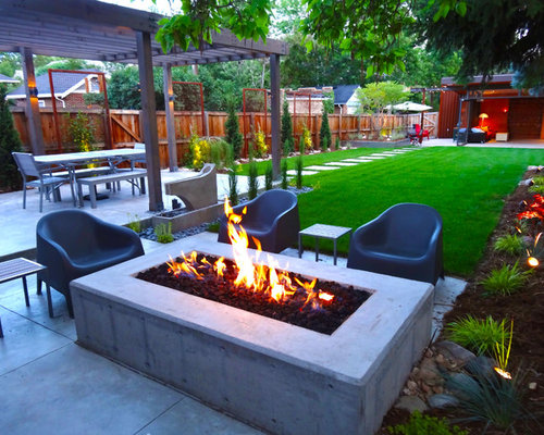 Modern Backyard Landscape Ideas, Pictures, Remodel and Decor