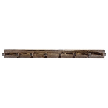 Homestead Collection Coat Rack, Stain and Clear Lacquer Finish, 5'