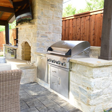 Dallas TX Custom Backyard Cabana
