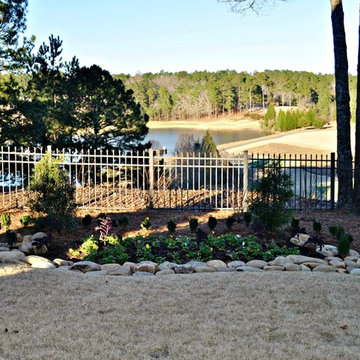 New Stone Plant & Flower Bed in Woodside Plantation, Aiken, SC