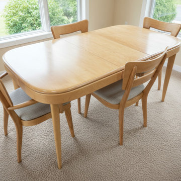 Heywood Wakefield Dining Table and Chairs Repair and Refinish