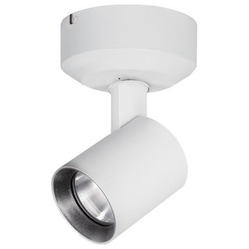 WAC-Lighting Lucio LED 10W Monopoint Spot Light, 3000K Asymmetric Beam, White