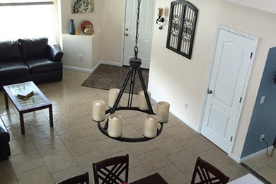 Inspiration for a modern dining room remodel in Sacramento