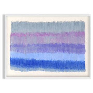 ColorCake, Gray, Violet, Blue, 41"x30", Unframed