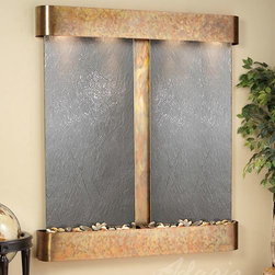 Cottonwood Falls with Rustic Copper and Black Featherstone - Products