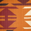 Pillow Decor - Tribal Orange 22 x 22 Decorative Pillow