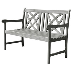 Transitional Outdoor Benches by VIFAH