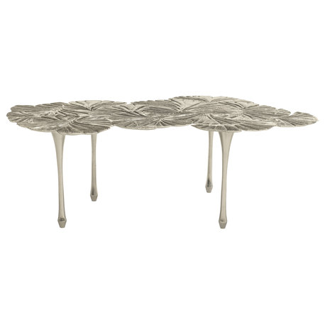 Bernhardt Annabella Cocktail Table, Satin Nickel