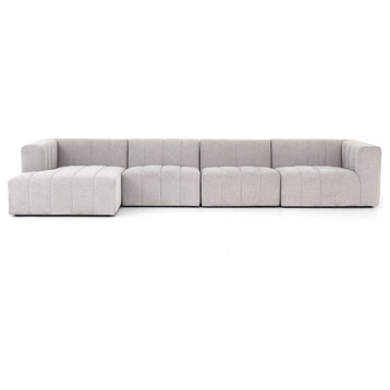 Langham Channelled Laf 4 Piece Sectional