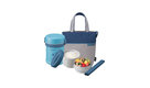 Ms. Bento Stainless Lunch Jar, Aqua Blue