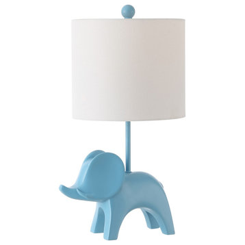 Safavieh Ellie Elephant Lamp Blue