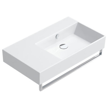 Catalano 180DVP00 Premium 31.5"x18.5" Washbasin - Bowl on Right, White