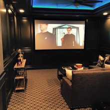 Basement movie theater
