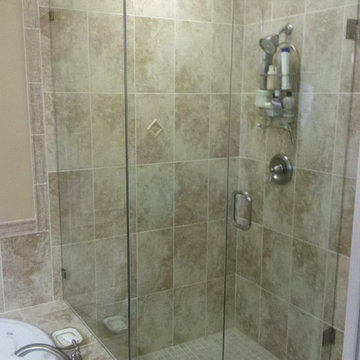 90 Degree 3/8" frameless shower
