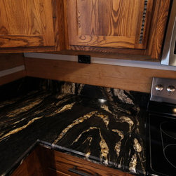 Coe Hill, Ontario   Rustic Wormy Ash Cottage Kitchen - Products