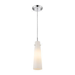 Z-Lite - Monte 1-Light Mini Pendant, Chrome - Pendant Lighting