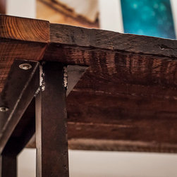 The Manufactory LLC - Reclaimed Dairy Lumber Farm Table - Desks And Hutches